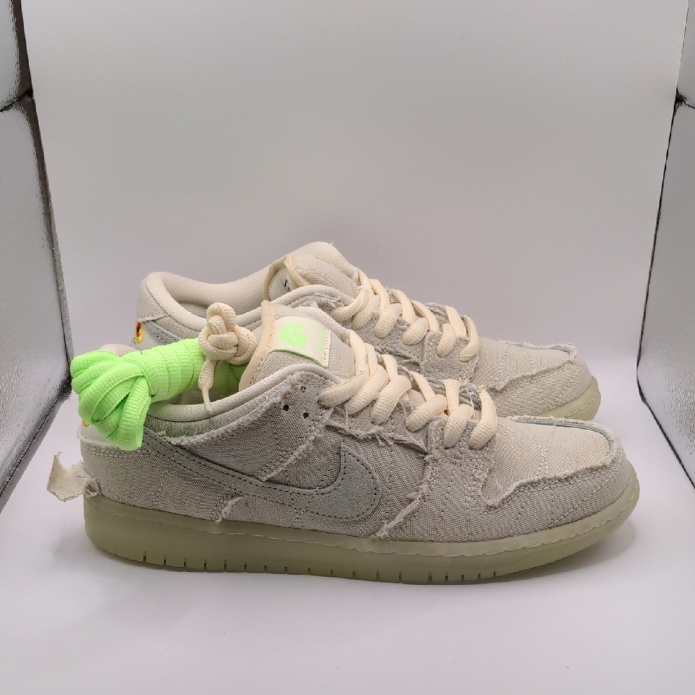 New Nike SB Dunk Low Mummy Sneakers Coconut Milk/Seafoam Glow Sz 8